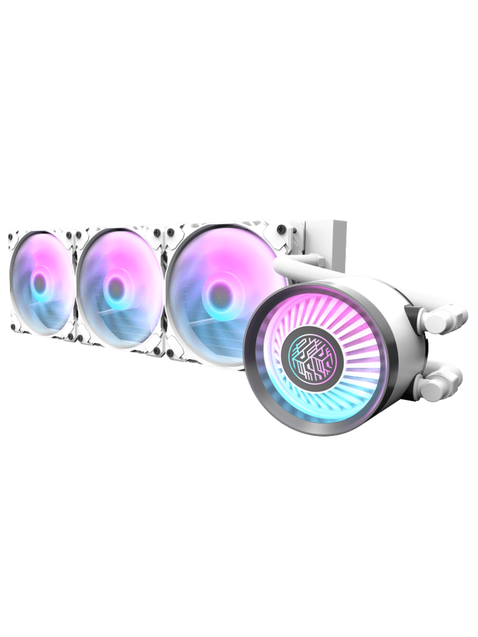 Darkflash Nebula DN360 ARGB 360mm CPU Liquid Cooler - White-1