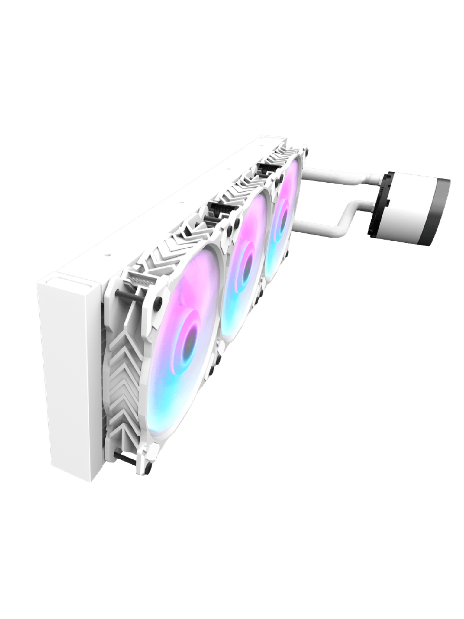 Darkflash Nebula DN360 ARGB 360mm CPU Liquid Cooler - White-3