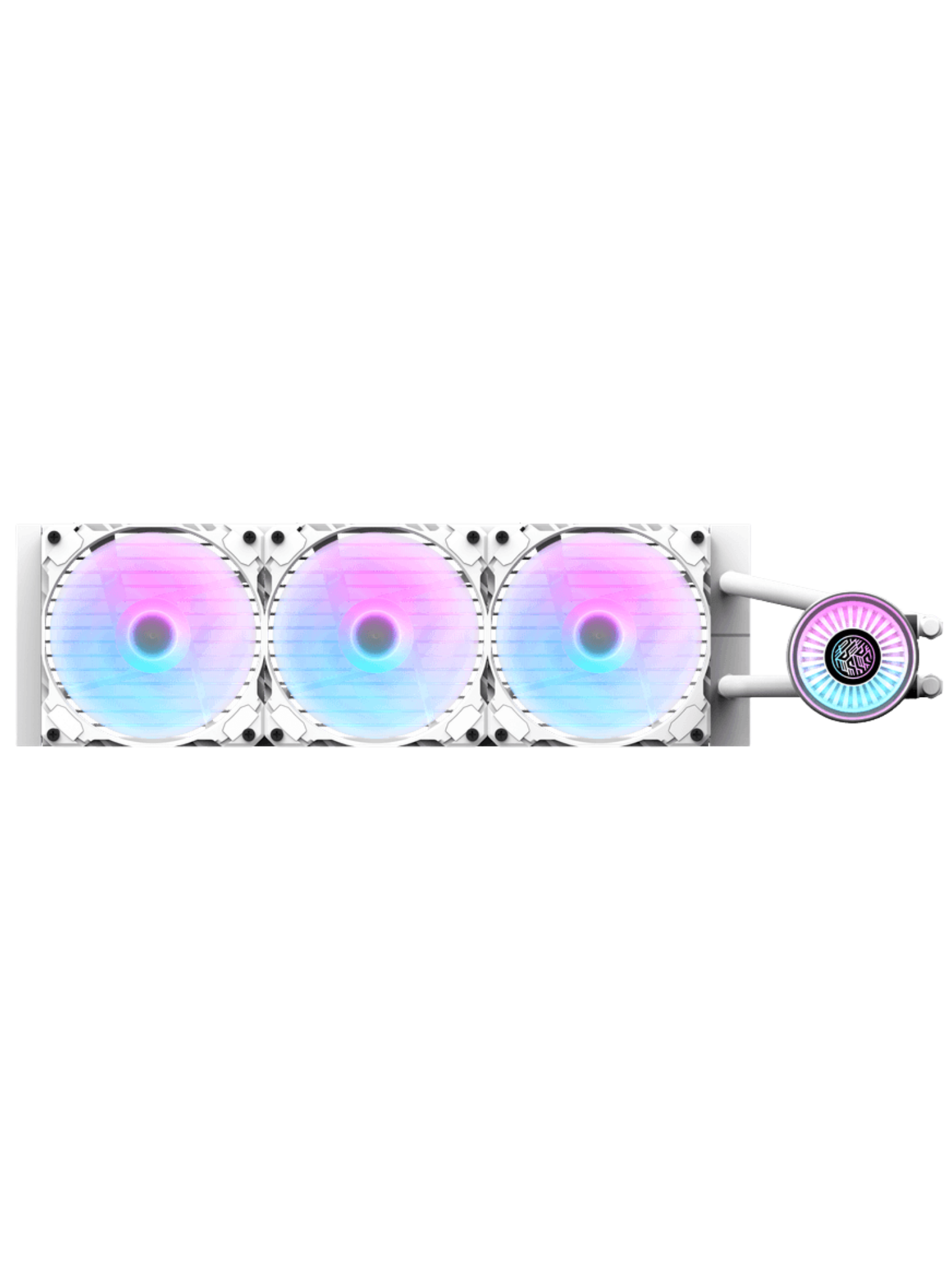 Darkflash Nebula DN360 ARGB 360mm CPU Liquid Cooler - White-2