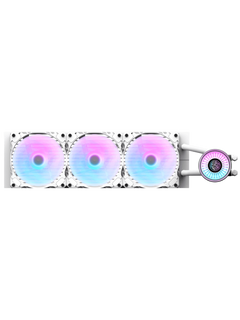 Darkflash Nebula DN360 ARGB 360mm CPU Liquid Cooler - White-2