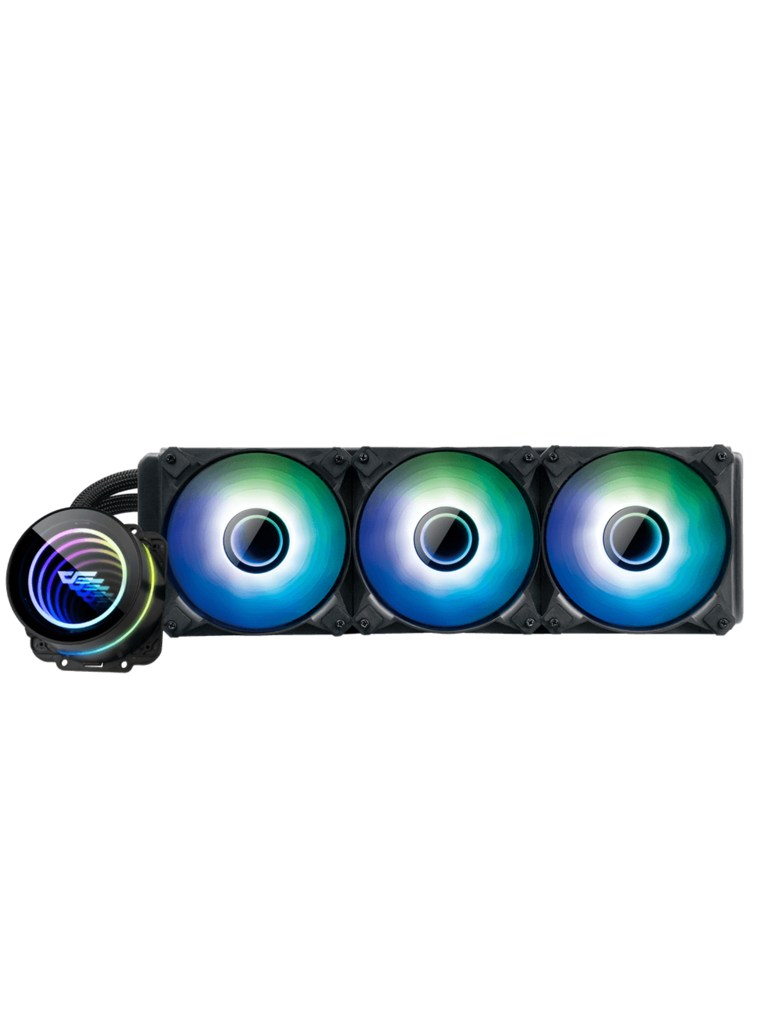 Darkflash DX360 ARGB 360mm CPU Liquid Cooler - Black-3