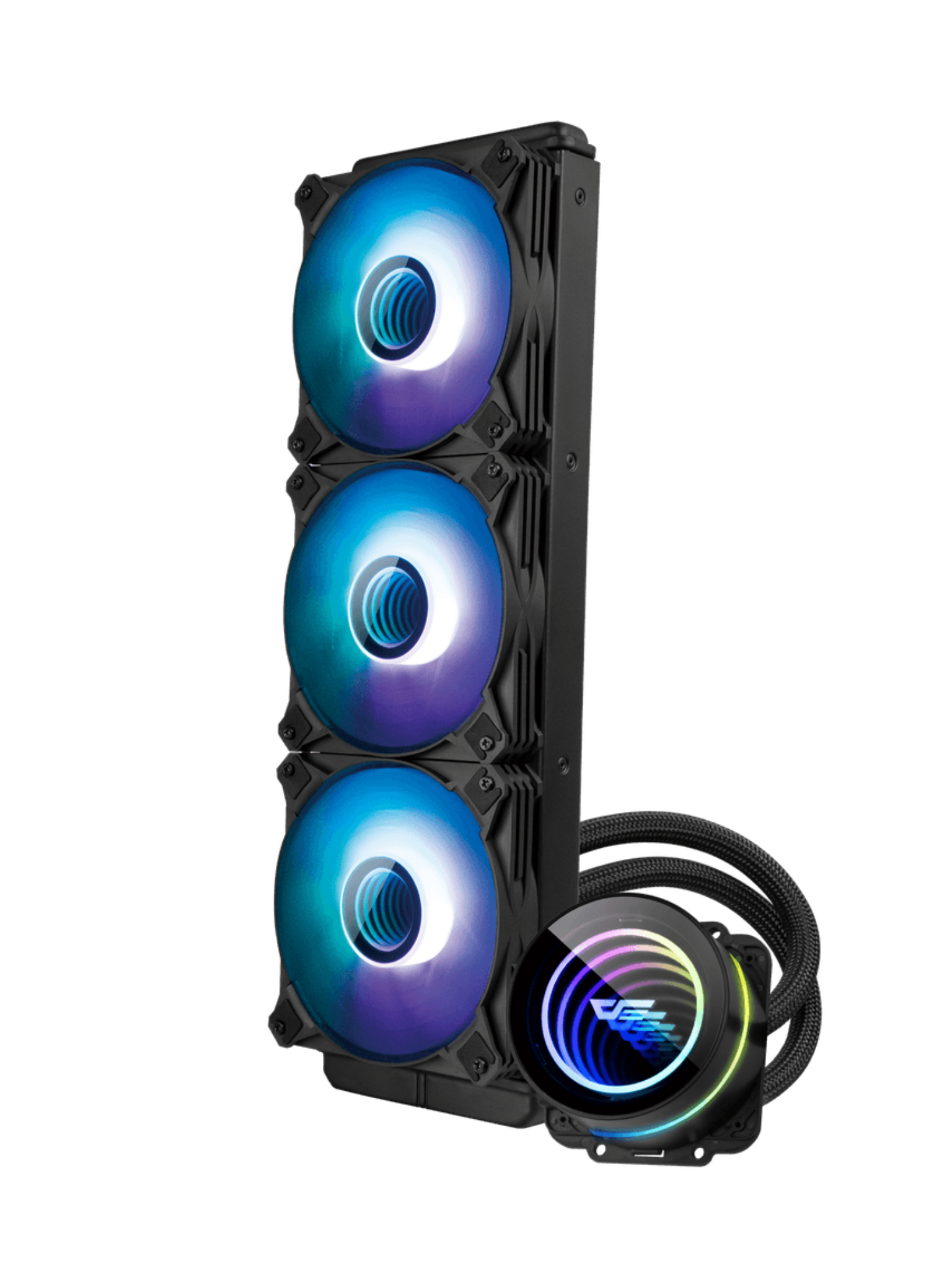 Darkflash DX360 ARGB 360mm CPU Liquid Cooler - Black-2