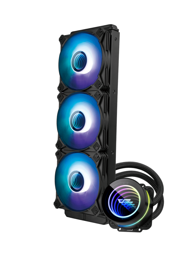 Darkflash DX360 ARGB 360mm CPU Liquid Cooler - Black-2