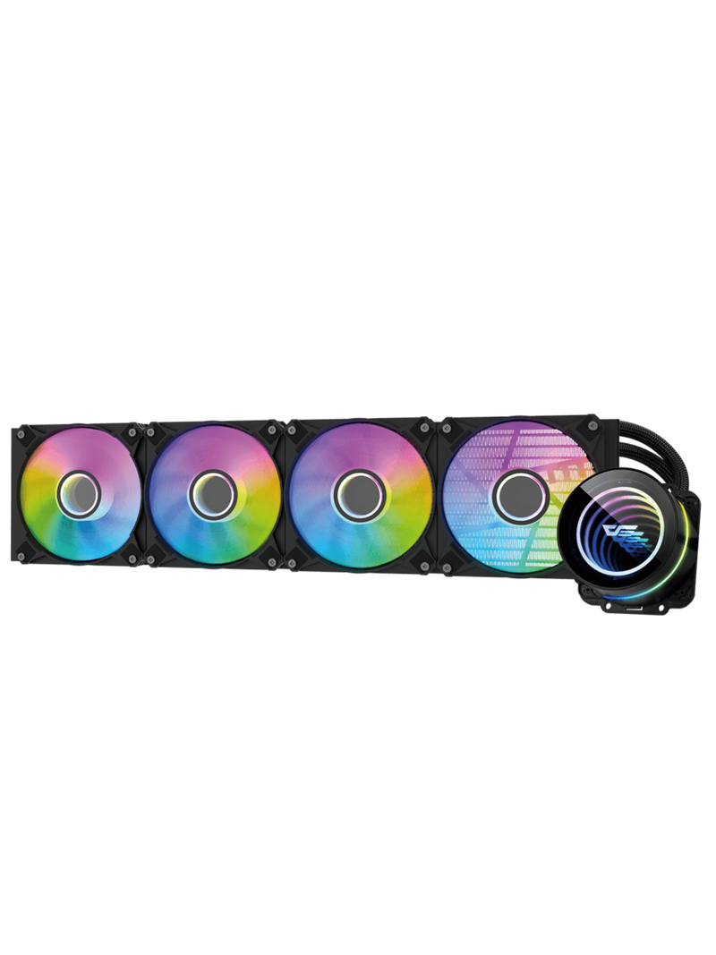 Darkflash Twister DX480 ARGB 480mm CPU Liquid Cooler - Black-1