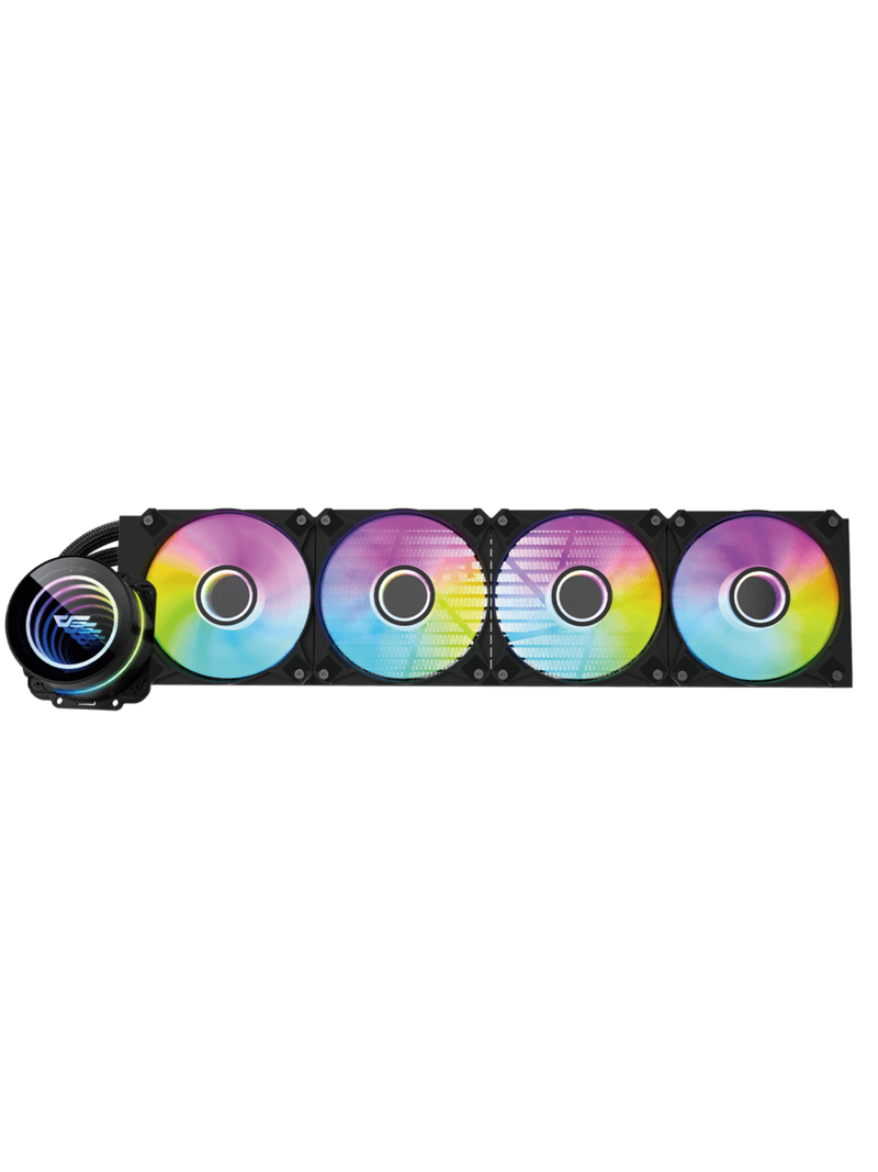 Darkflash Twister DX480 ARGB 480mm CPU Liquid Cooler - Black-3