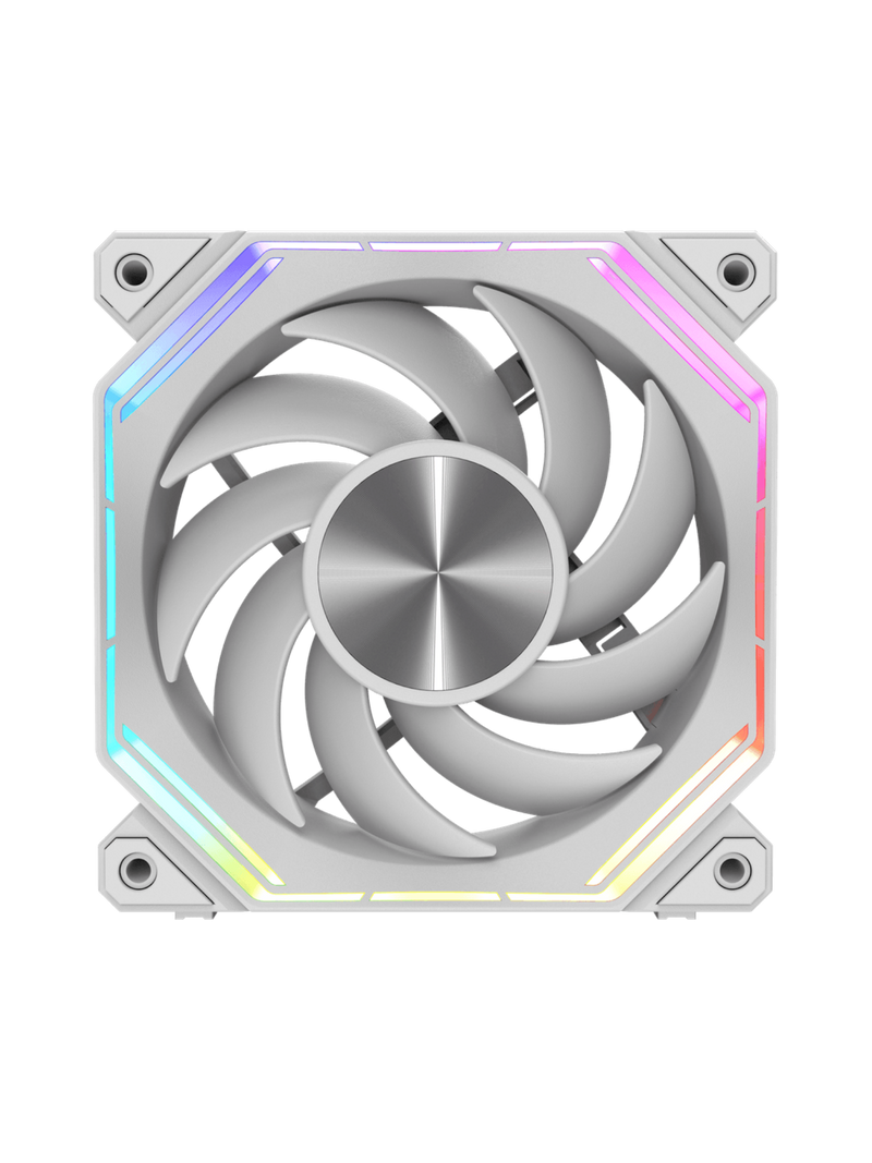Darkflash INF34 Reverse 120mm ARGB Infinity Fan - White-1