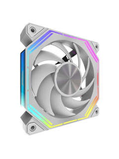 Darkflash INF34 Reverse 120mm ARGB Infinity Fan - White-3