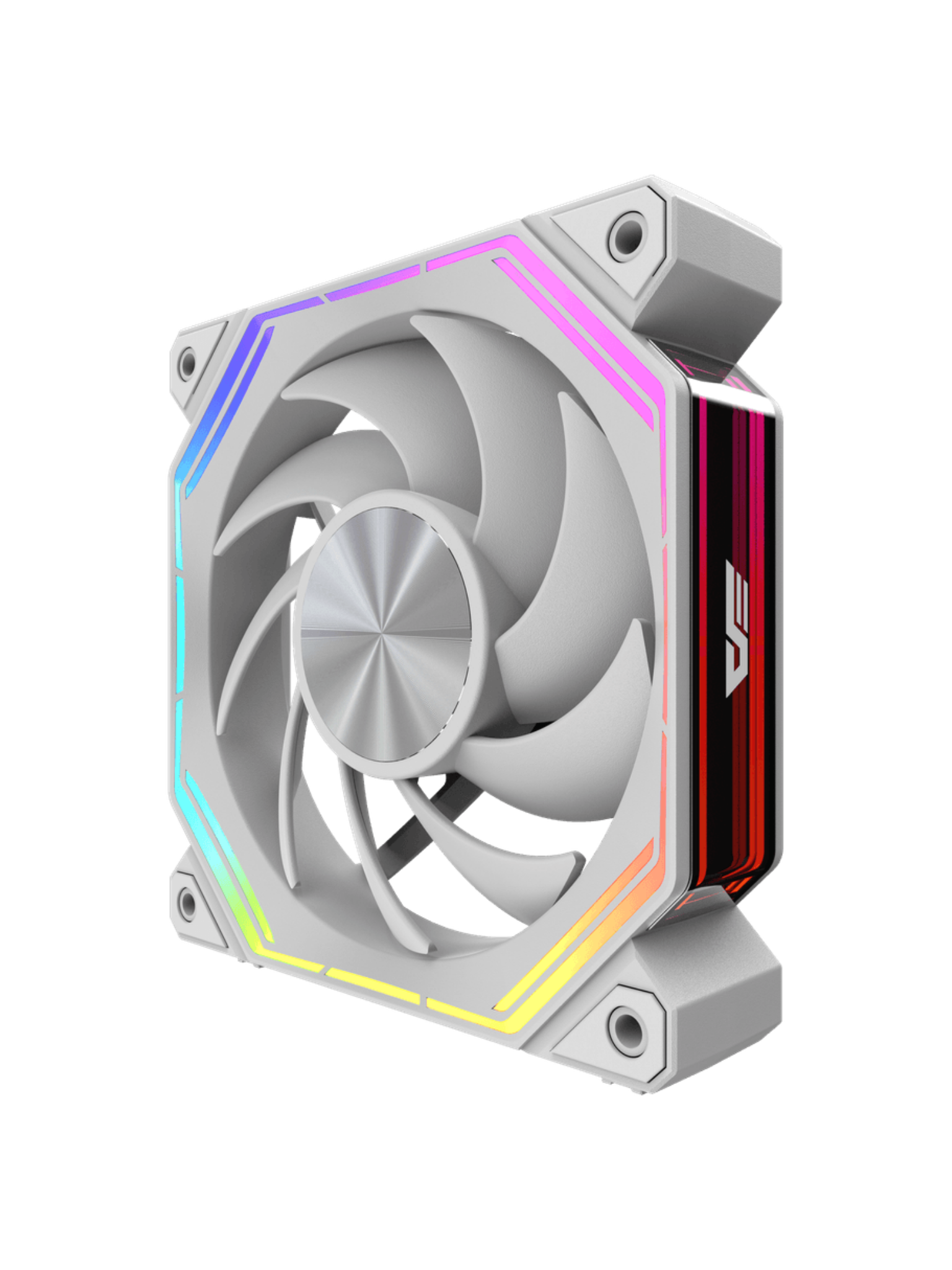 Darkflash INF34 Reverse 120mm ARGB Infinity Fan - White-5