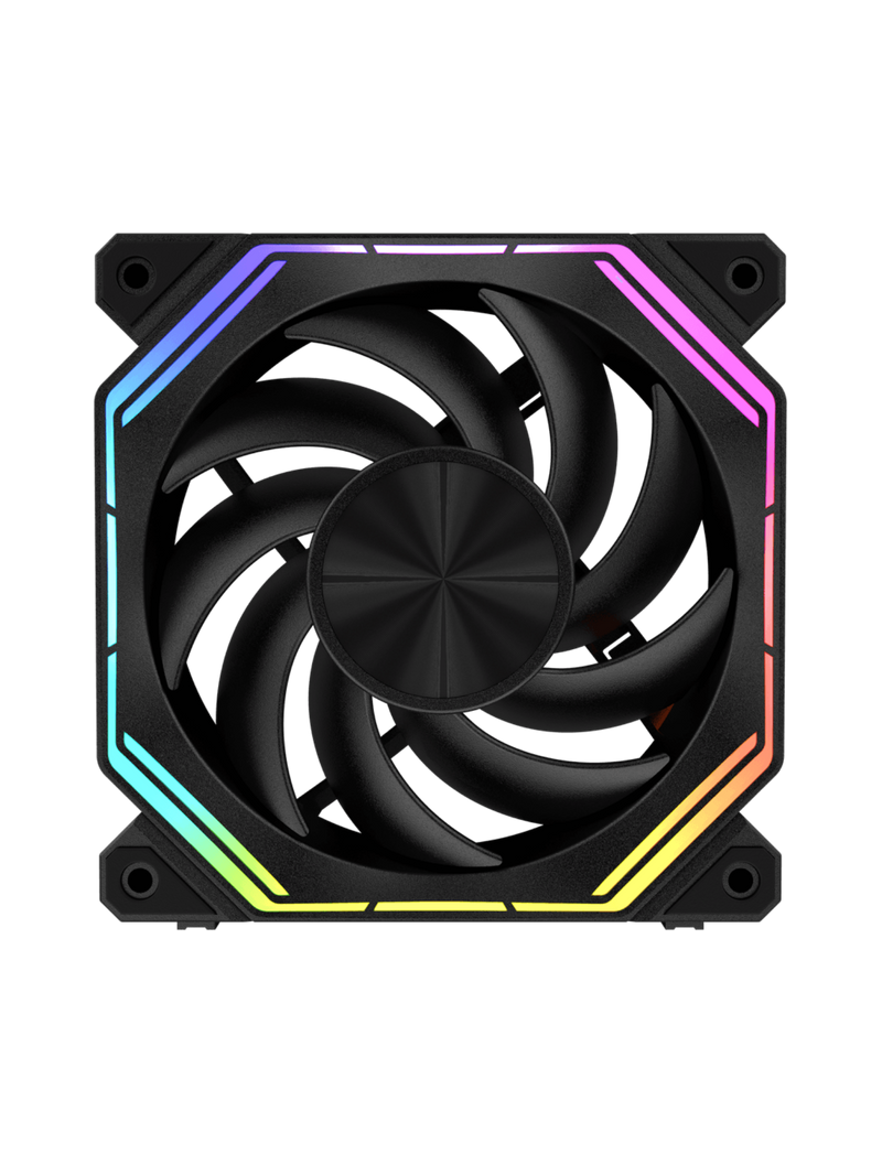 Darkflash INF34 Reverse 120mm ARGB Infinity Fan - Black-1