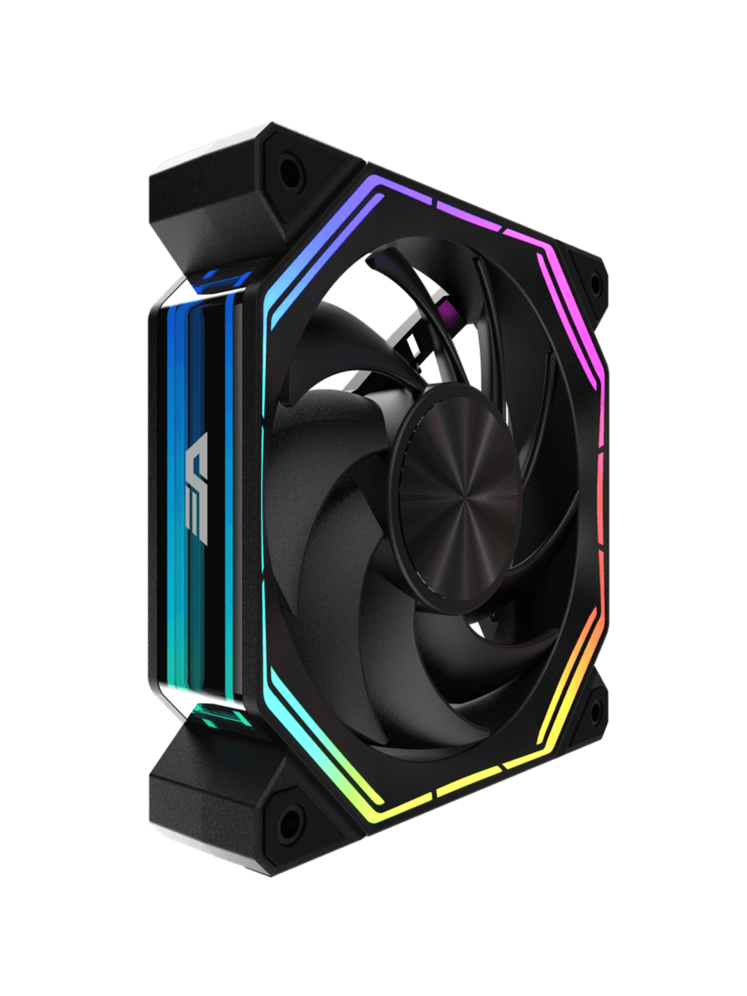Darkflash INF34 Reverse 120mm ARGB Infinity Fan - Black-2