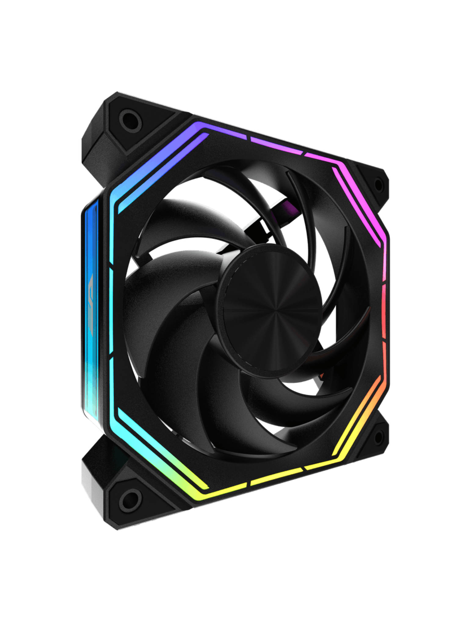 Darkflash INF34 Reverse 120mm ARGB Infinity Fan - Black-3