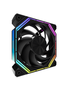 Darkflash INF34 Reverse 120mm ARGB Infinity Fan - Black-3