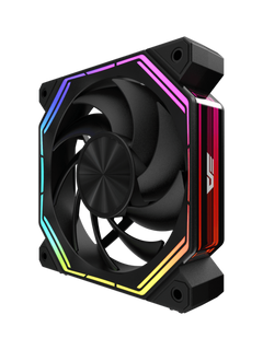 Darkflash INF34 Reverse 120mm ARGB Infinity Fan - Black-4