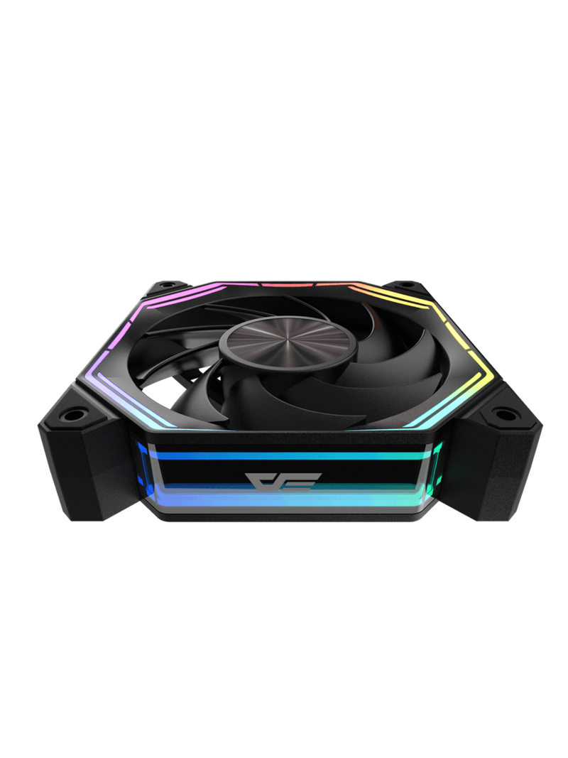 Darkflash INF34 Reverse 120mm ARGB Infinity Fan - Black-5