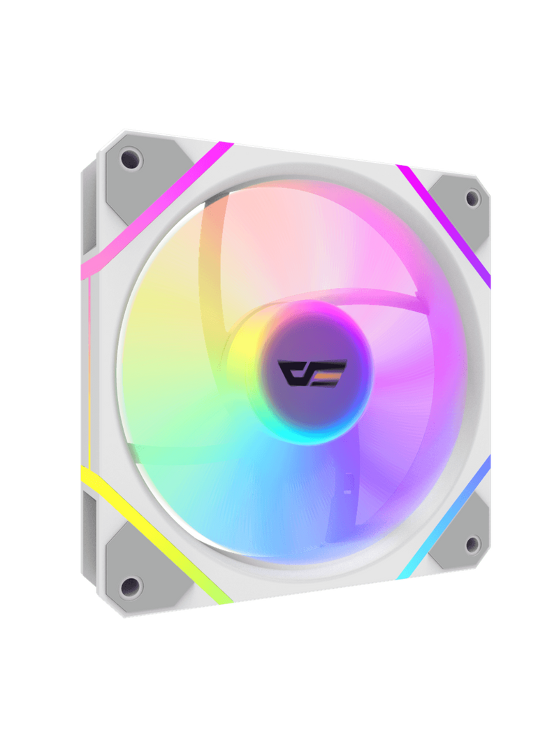 Darkflash DM12 Pro Normal Blade 120mm ARGB Fan - White-1