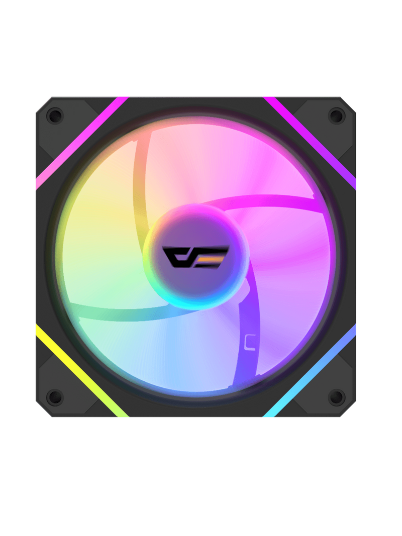 Darkflash DM12 Pro Normal Blade 120mm ARGB Fan - Black-3