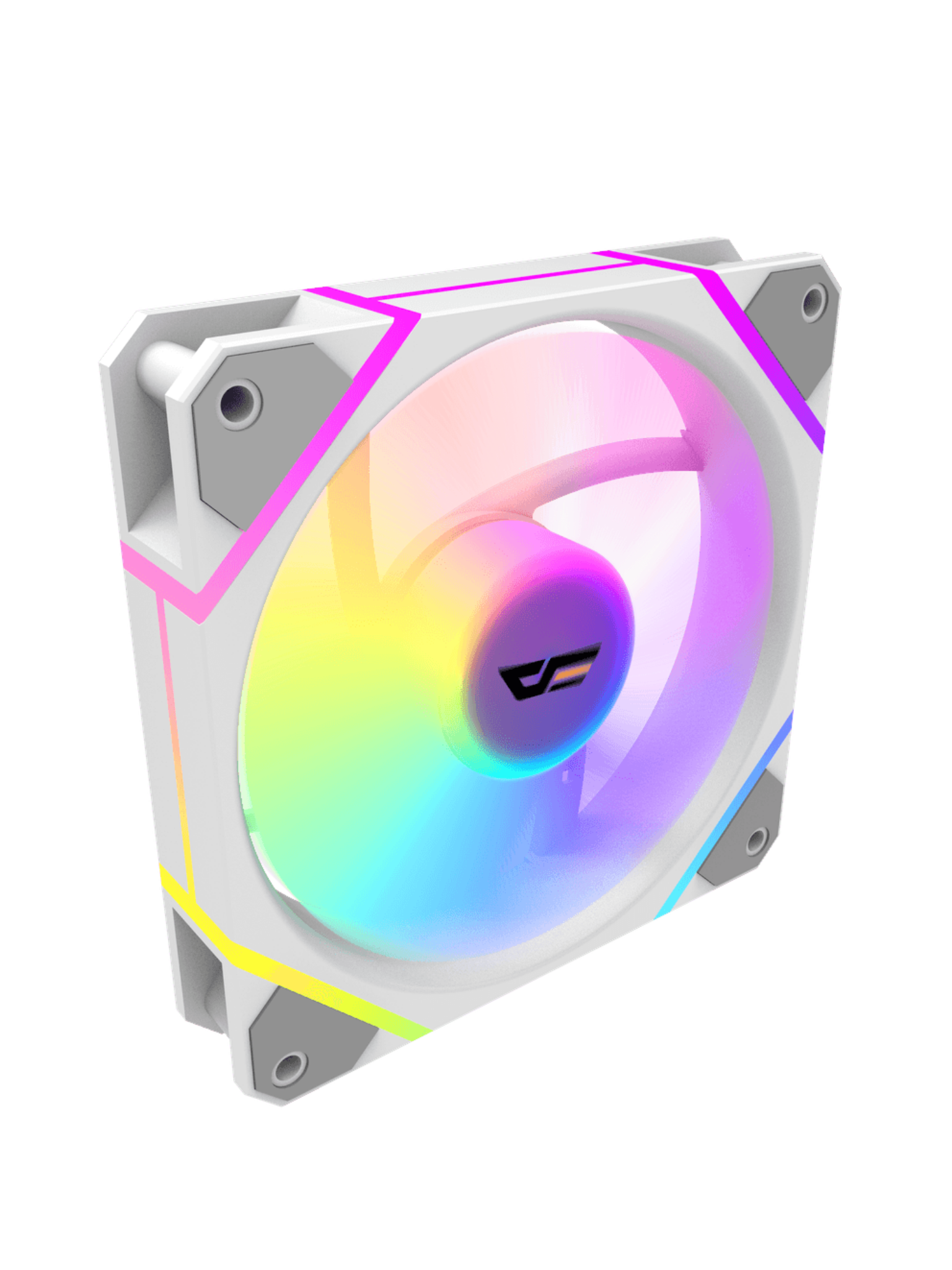 Darkflash DM12 Pro Normal Blade 120mm ARGB Fan - White-3