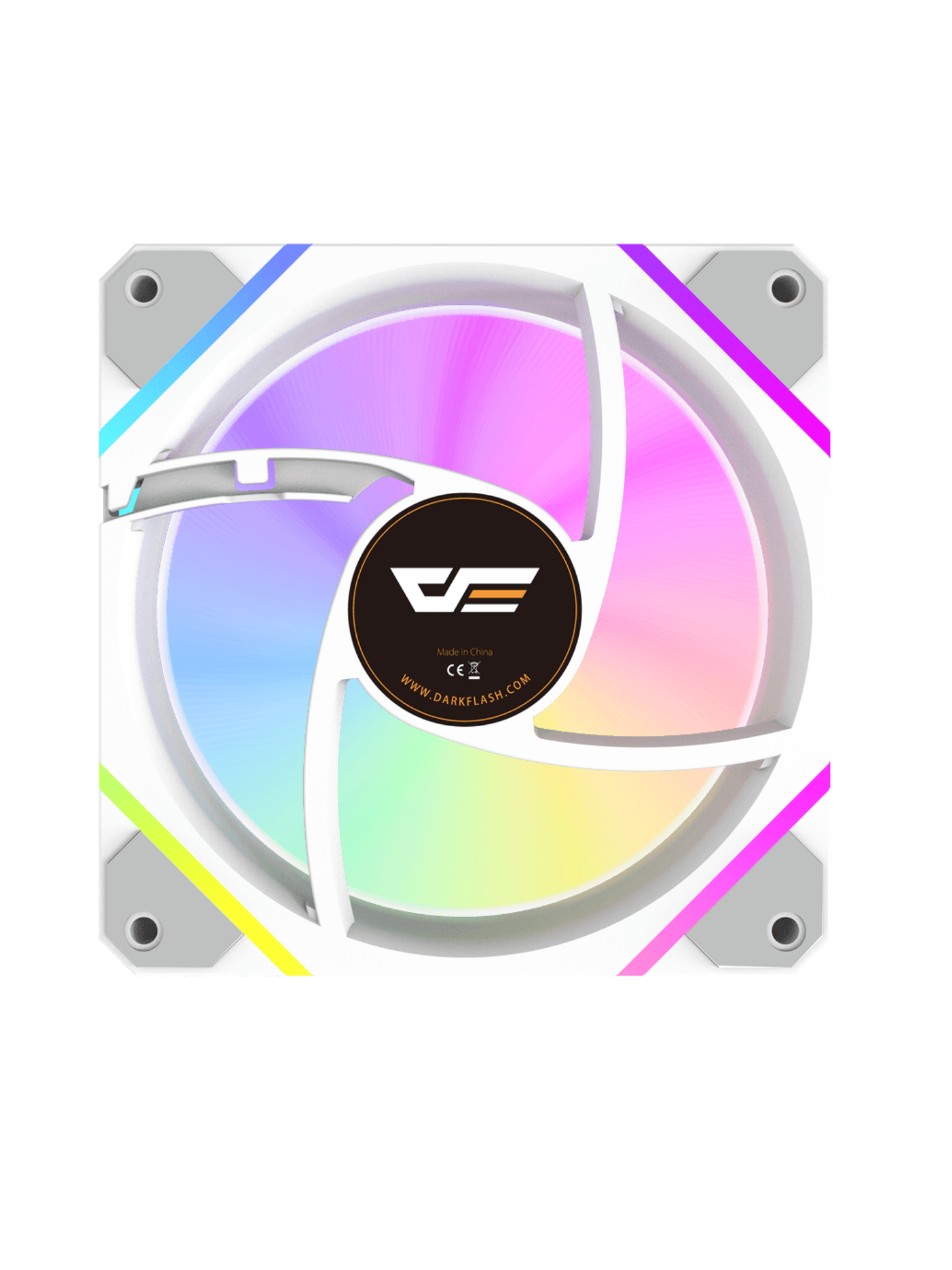 Darkflash DM12 Pro Normal Blade 120mm ARGB Fan - White-5