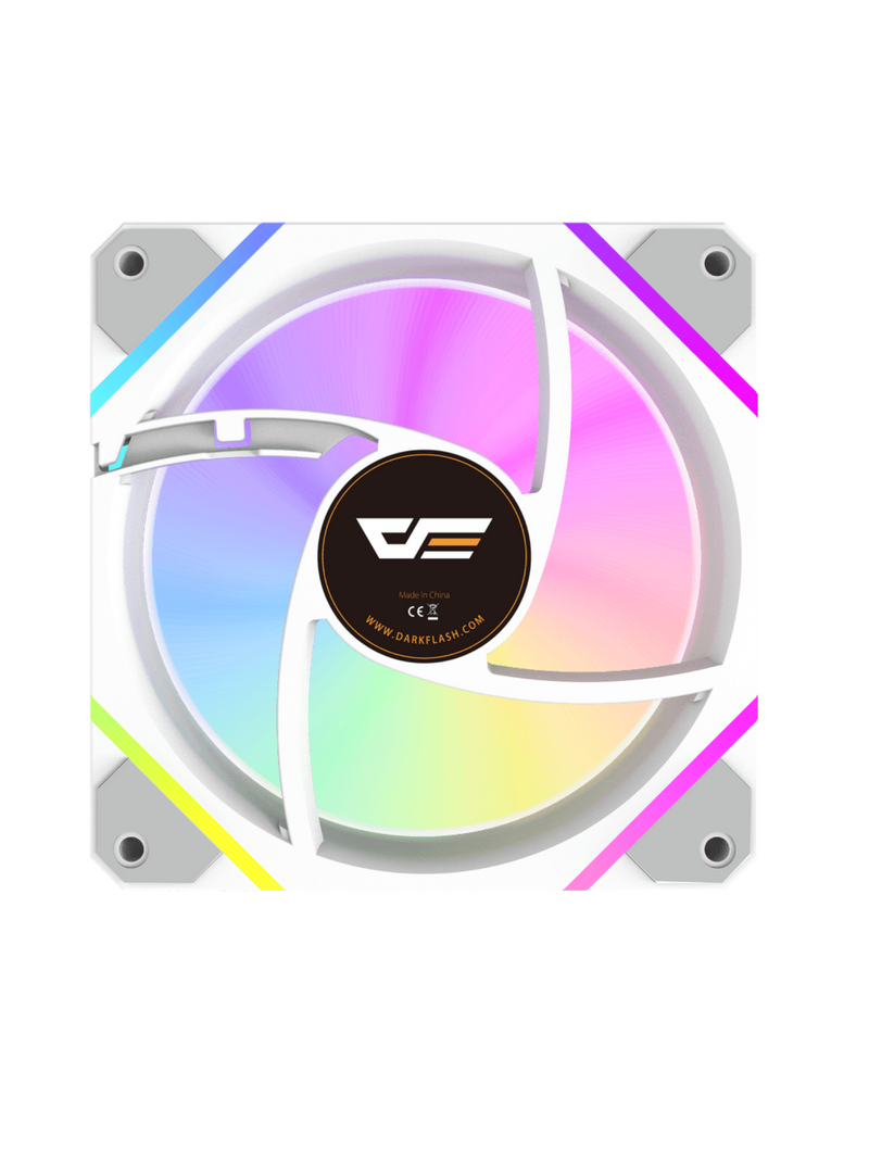 Darkflash DM12 Pro Normal Blade 120mm ARGB Fan - White-5