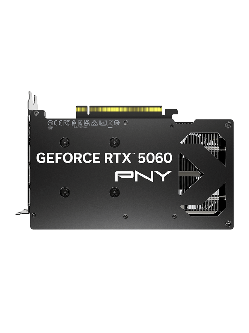 PNY GeForce RTX 5060 8GB GDDR7 - Dual Fans - DLSS 4 - Black-10