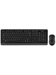 A4Tech Fstyler FG1012 Wireless Mouse & Keyboard Combo - English/Arabic - Black-3