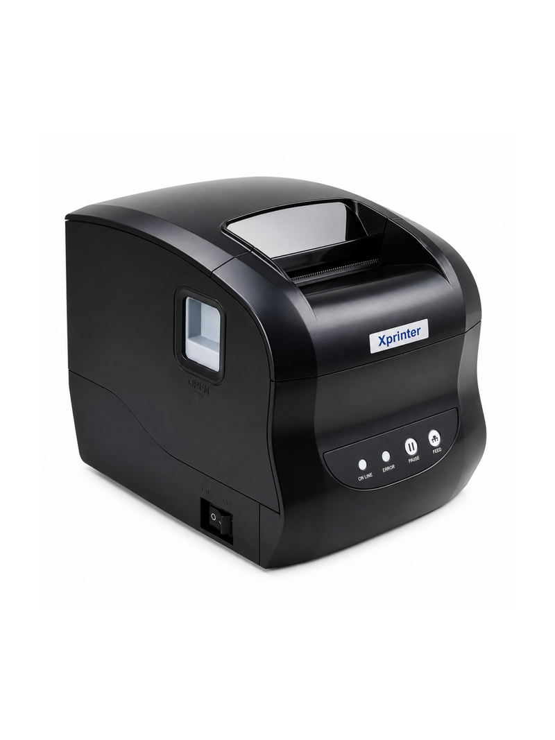 Xprinter XP-365B 80mm Thermal Label / Barcode Printer - USB - Black-1