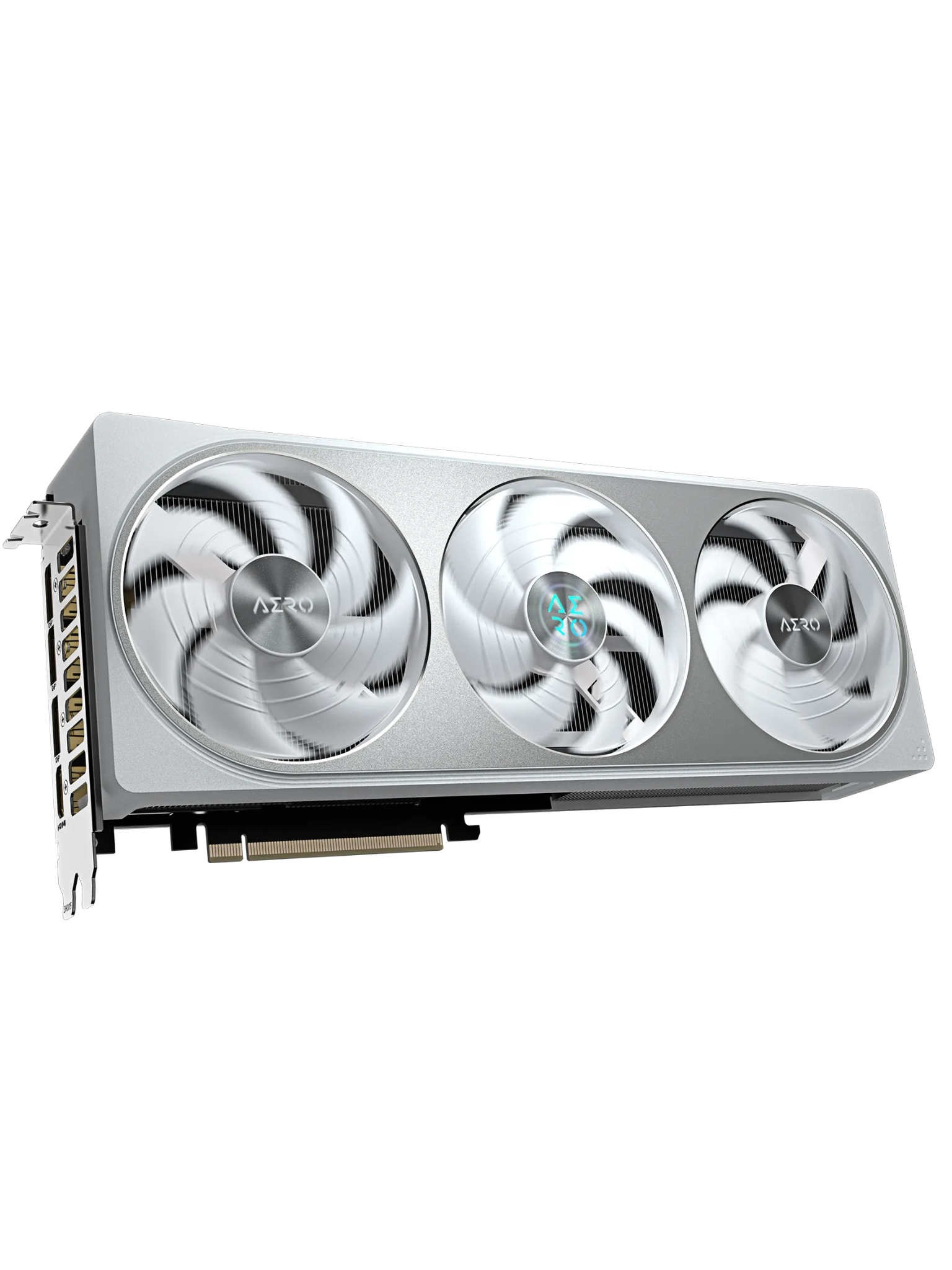Gigabyte GeForce RTX 5070 AERO OC 12GB GDDR7   - Triple Fans - Silver / White-5
