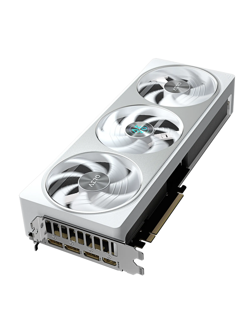 Gigabyte GeForce RTX 5070 AERO OC 12GB GDDR7   - Triple Fans - Silver / White-6