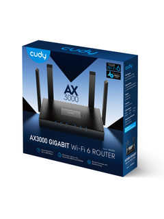 Cudy AX3000 Gigabit Mesh Wi-Fi 6 Router - 4 Antenna | WR3000-5