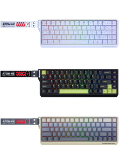 Fantech Atom Pro HE68 68% Magnetic Switch Gaming Keyboard - Tri-Mode - Wired, Wireless, Bluetooth - Rechargeable -  8K Polling Rate-1