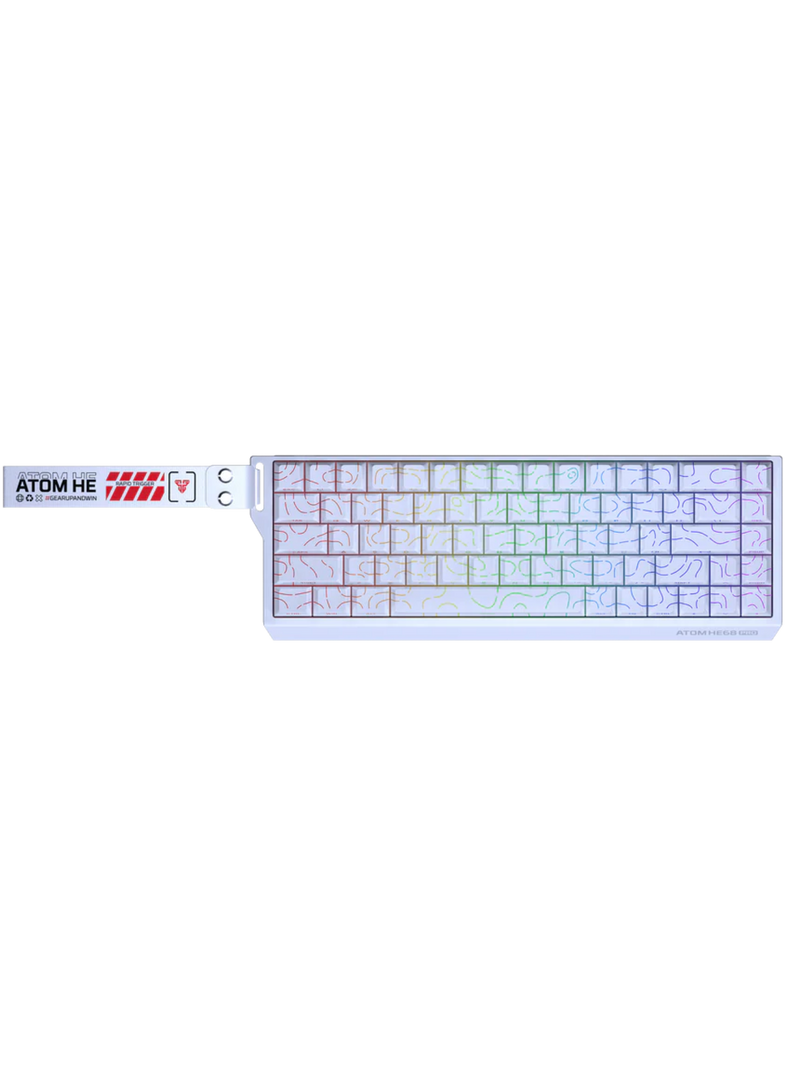 Fantech Atom Pro HE68 68% Magnetic Switch Gaming Keyboard - Tri-Mode - Wired, Wireless, Bluetooth - Rechargeable -  8K Polling Rate-3