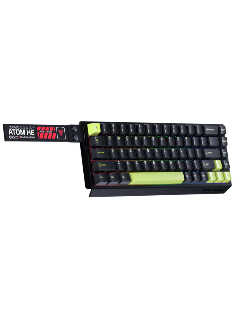Fantech Atom Pro HE68 68% Magnetic Switch Gaming Keyboard - Tri-Mode - Wired, Wireless, Bluetooth - Rechargeable -  8K Polling Rate-8