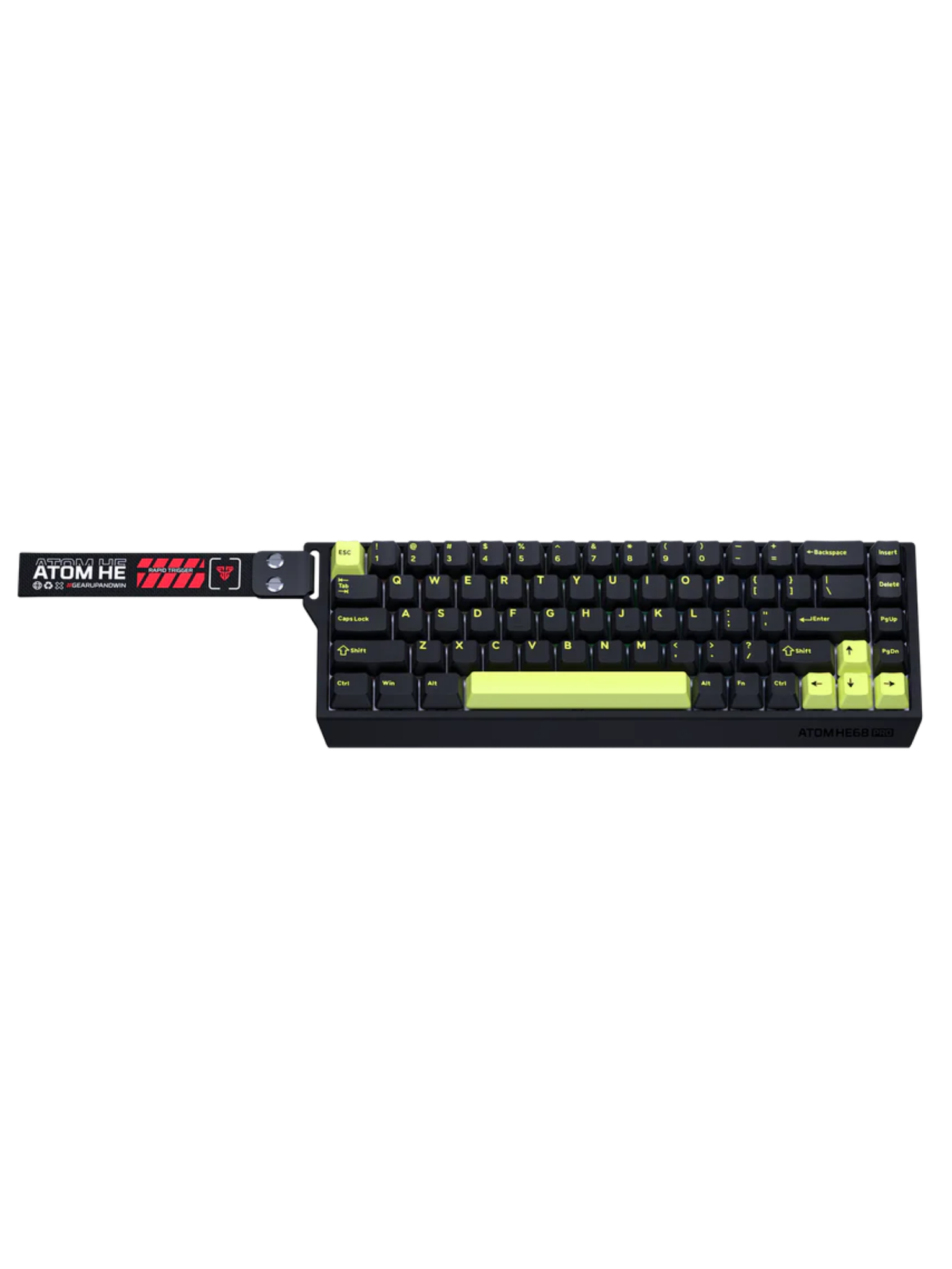 Fantech Atom Pro HE68 68% Magnetic Switch Gaming Keyboard - Tri-Mode - Wired, Wireless, Bluetooth - Rechargeable -  8K Polling Rate-5