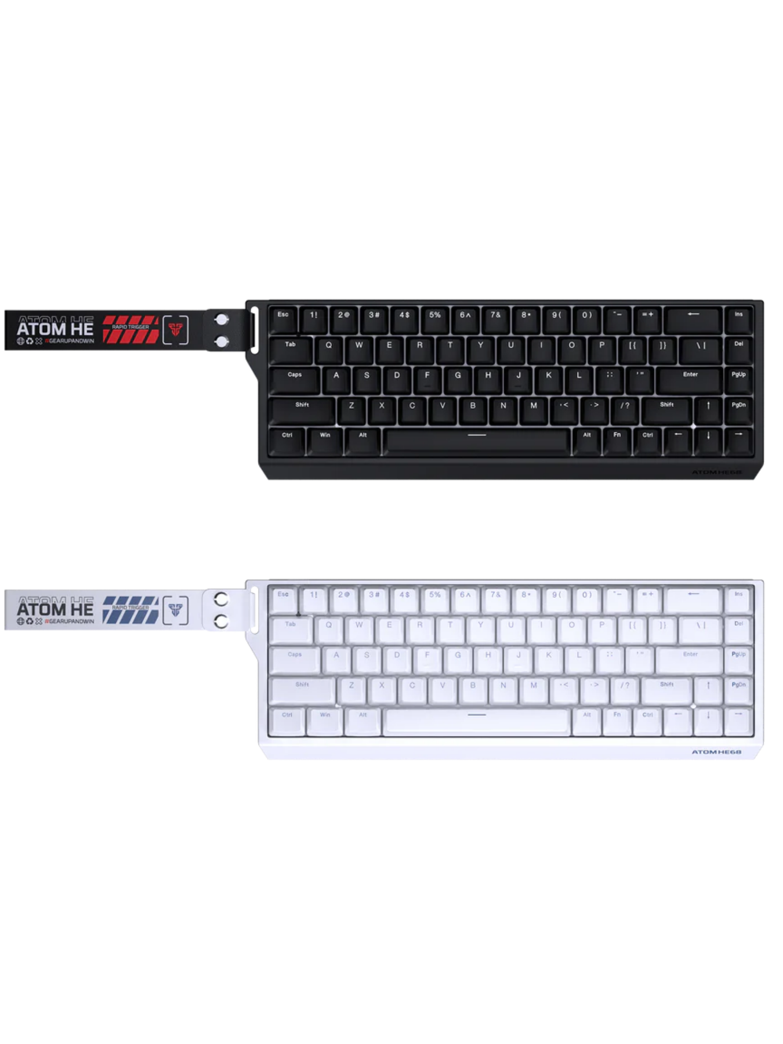 Fantech Atom HE68 68% Wired Magnetic Gaming Keyboard - USB-C - 8K Polling Rate