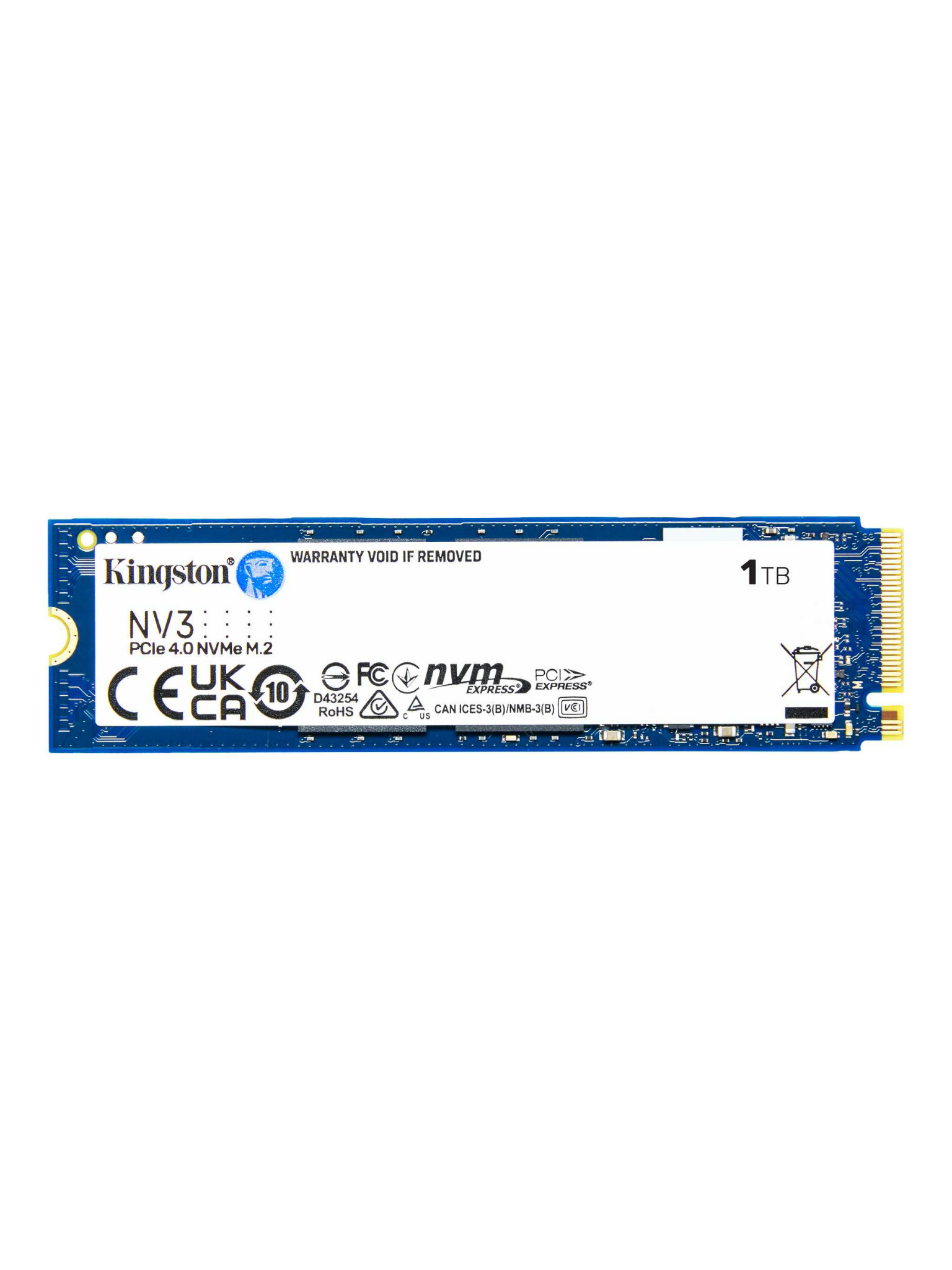Kingston NV3 1TB PCIe NVMe SSD Gen 4 - 6000MB/s