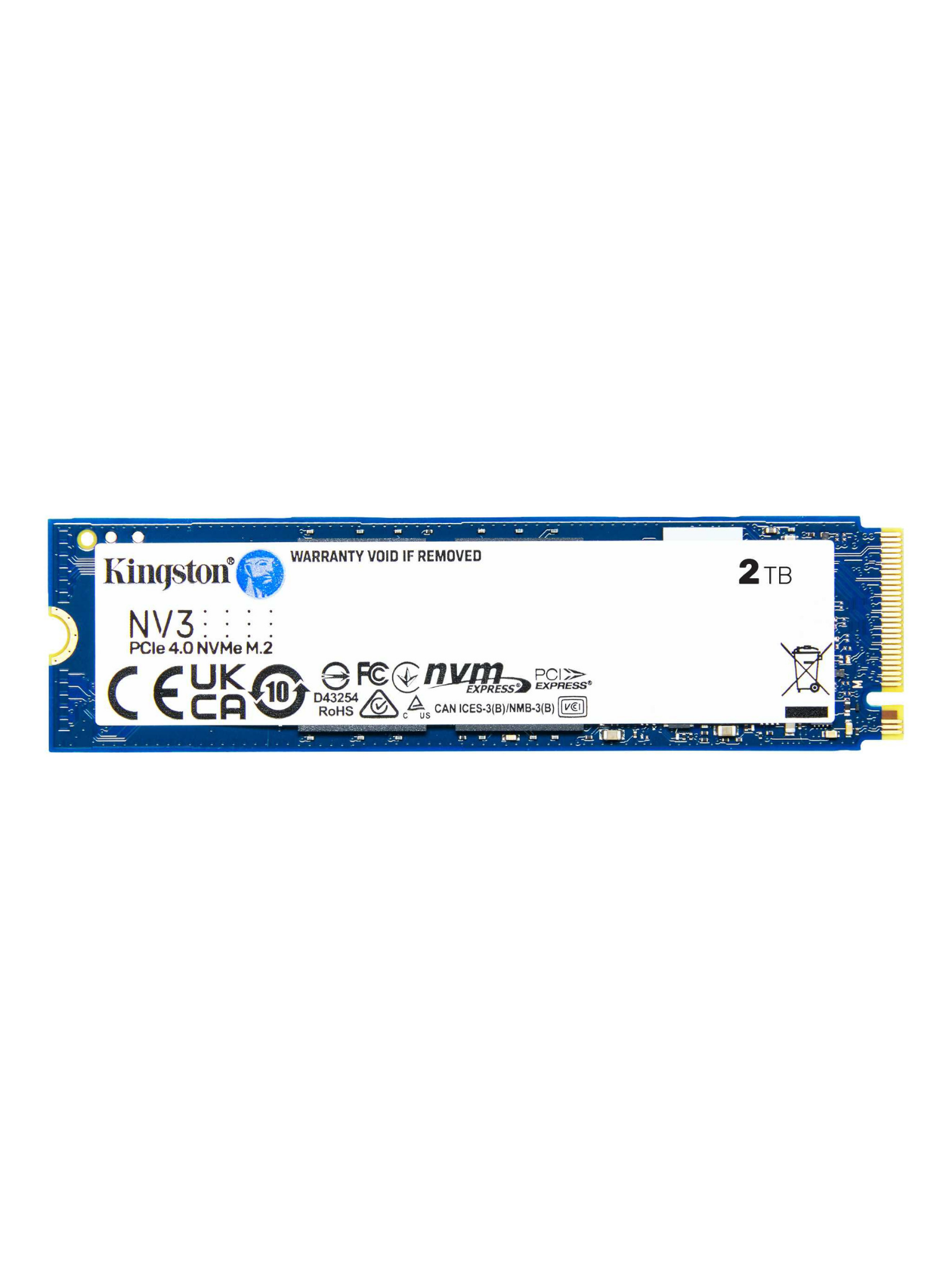 Kingston NV3 2TB PCIe NVMe SSD Gen 4 - 6000MB/s