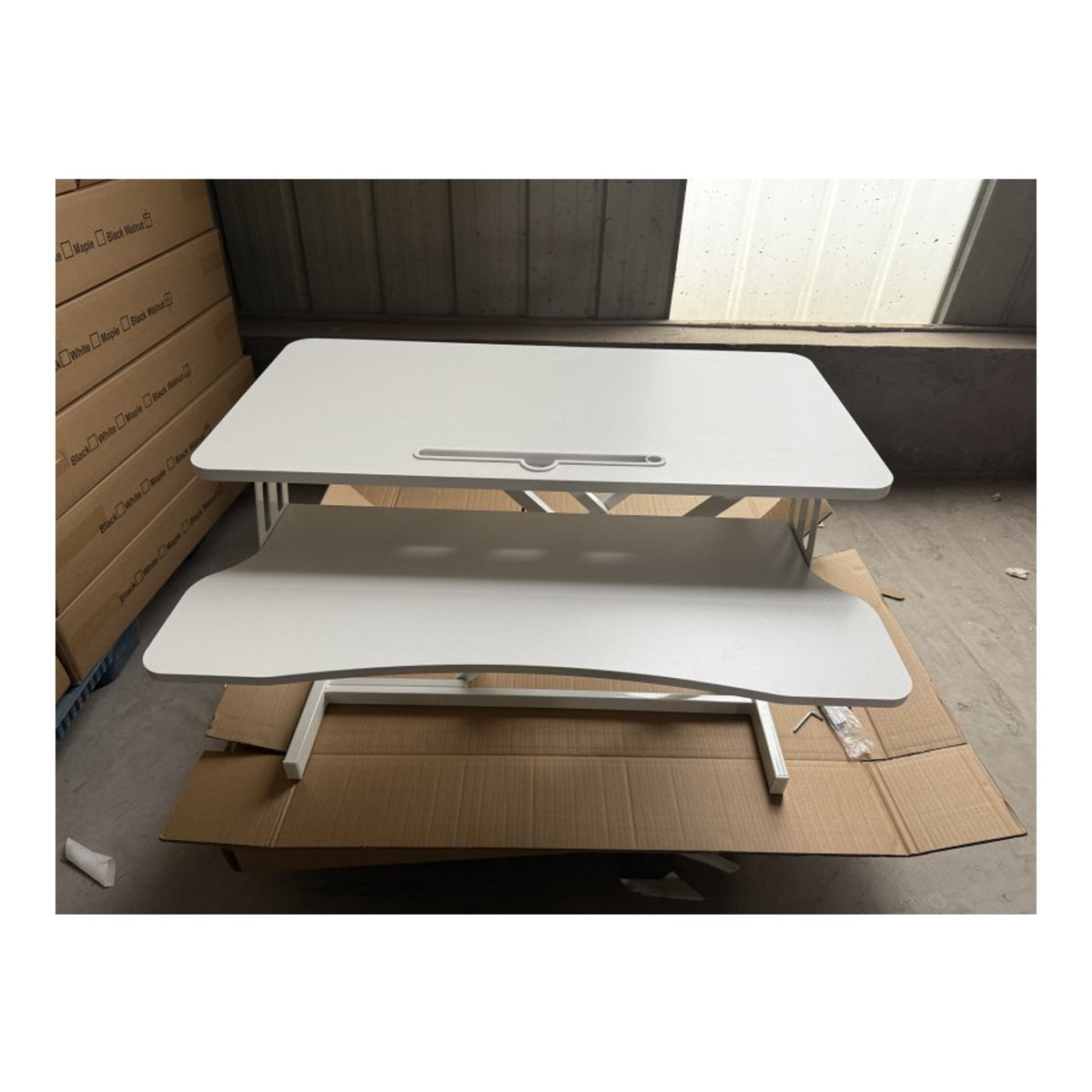Adjustable Gas Spring Sit-Stand Desk Riser - view 10