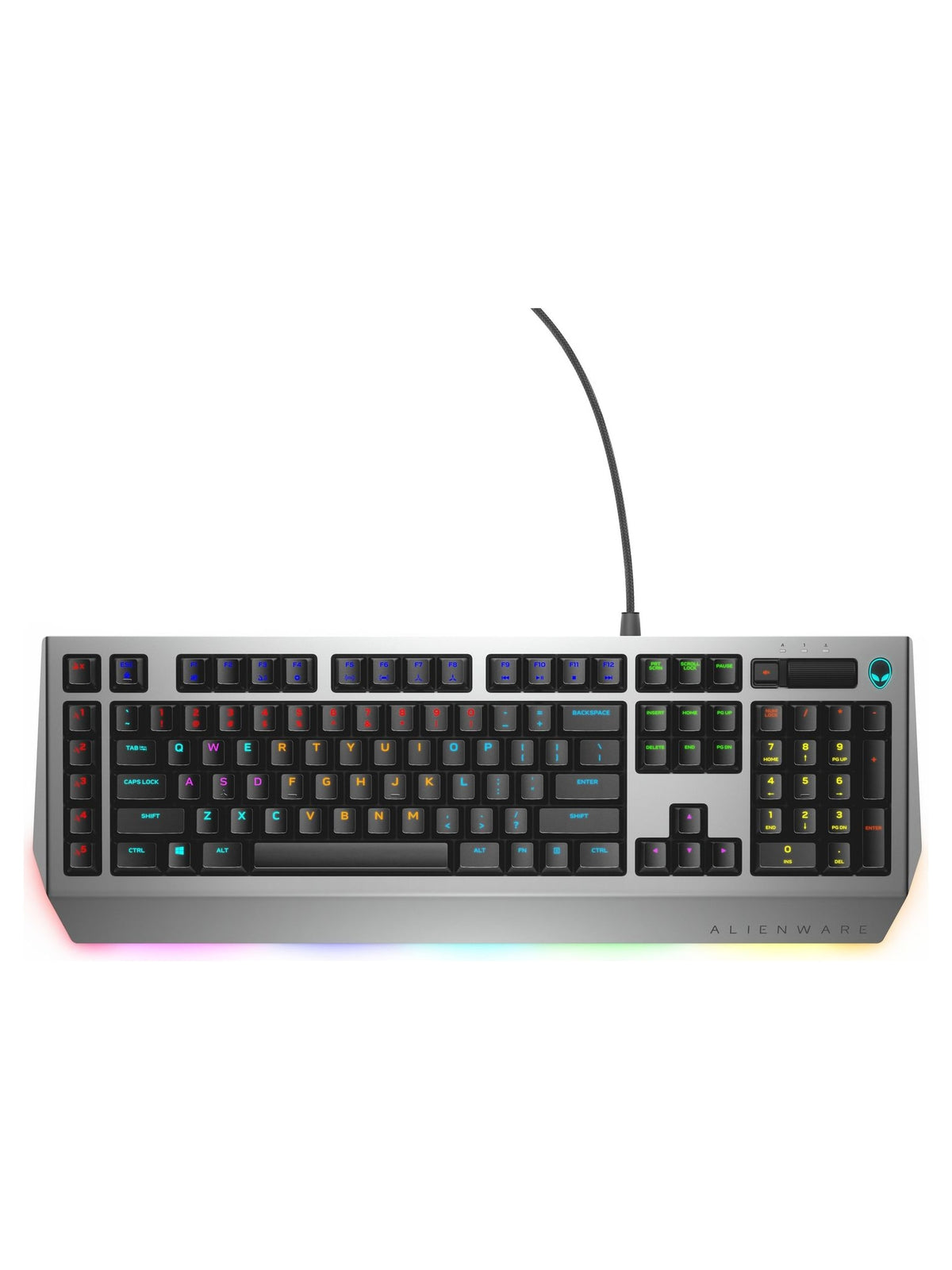 Alienware Pro Gaming Keyboard AW768, Mechanical Brown Switches, AlienFX RGB
