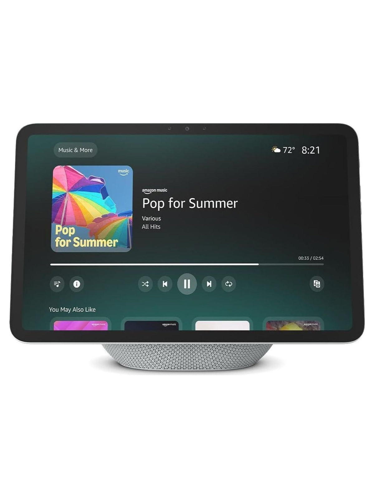 Amazon Echo Show 11 Smart Display with Alexa, 11" Full HD Touchscreen, 13MP Camera - Glacier White - view 2