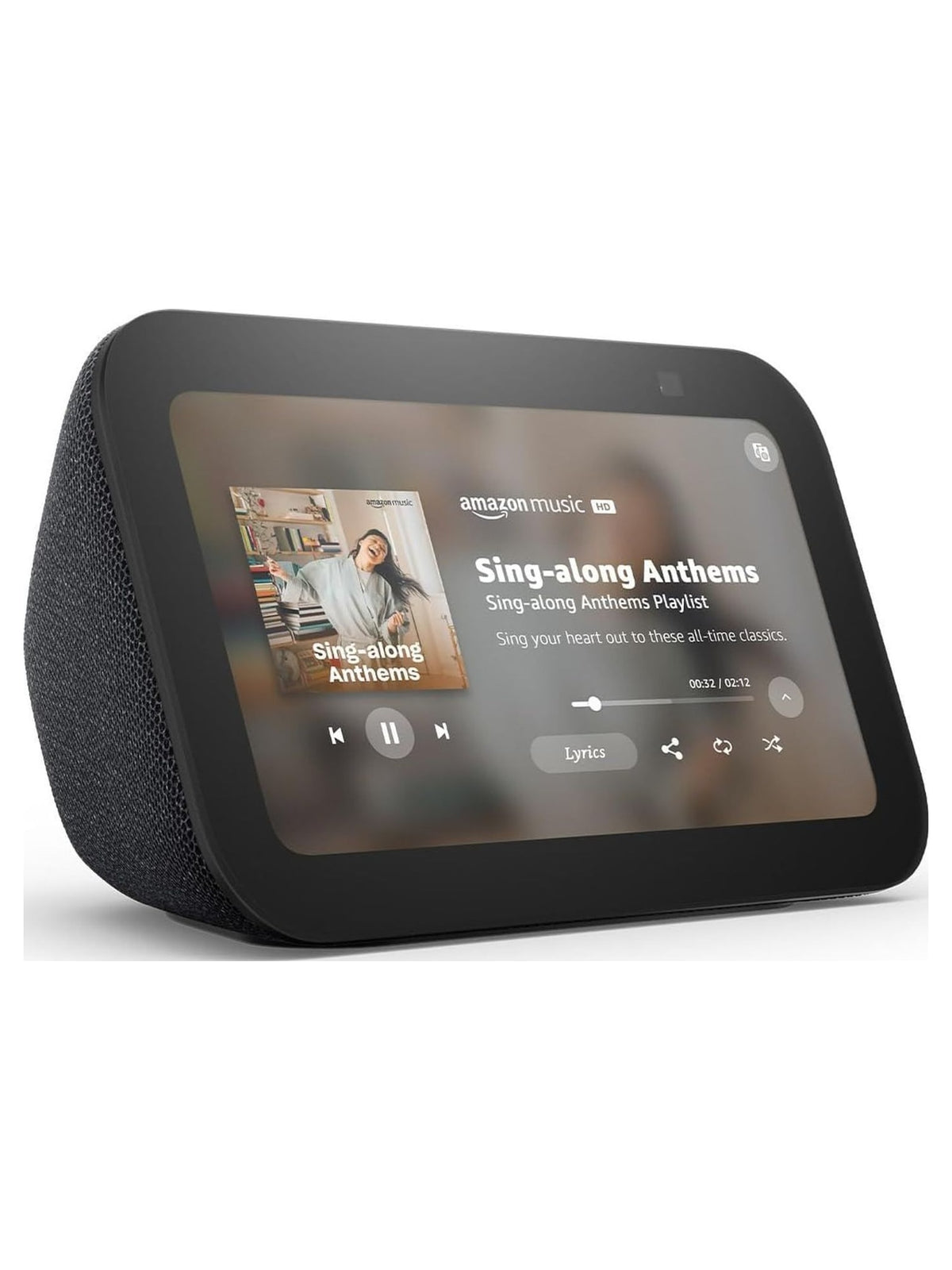 Amazon Echo Show 5 (3rd Gen) Smart Display with Alexa, 5.5" Touchscreen, 2MP Camera - Charcoal