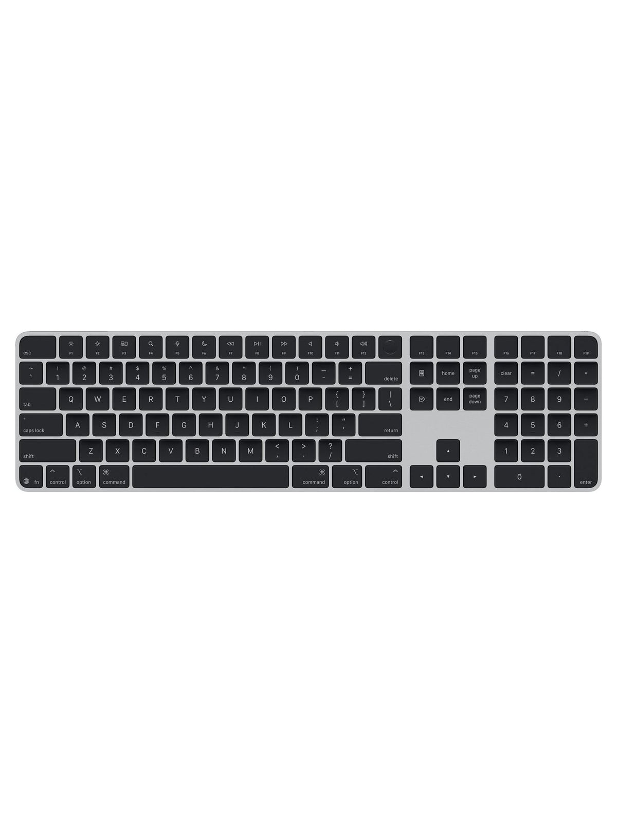 Apple Magic Keyboard with Touch ID and Numeric Keypad (USB-C) for Mac with Apple Silicon - Black
