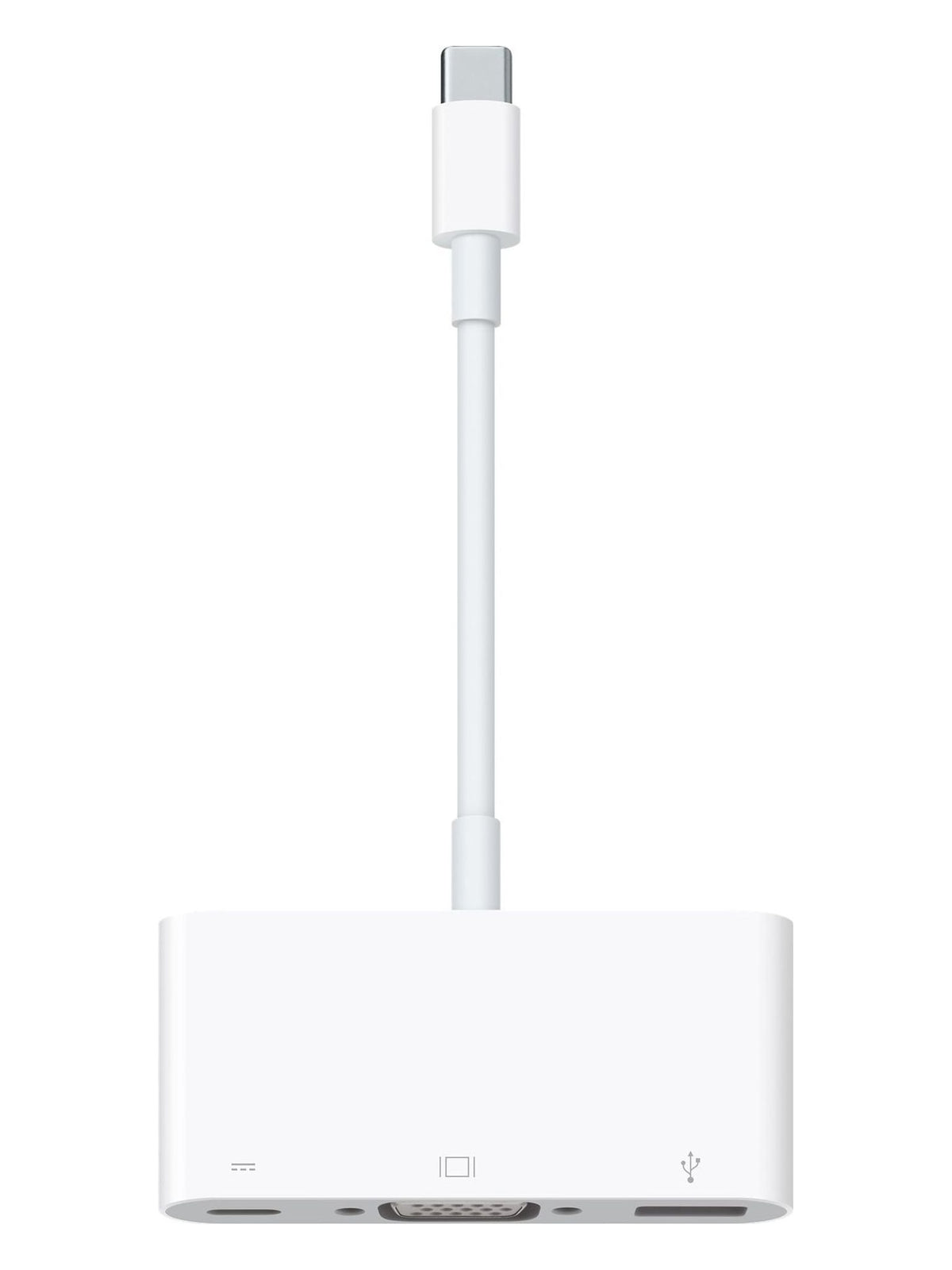 Apple USB-C VGA Multiport Adapter, VGA 1080p + USB-A + USB-C Charging