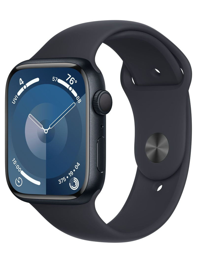 Apple Watch Series 9 GPS 45mm Midnight Aluminum Case with Midnight Sport Band M/L