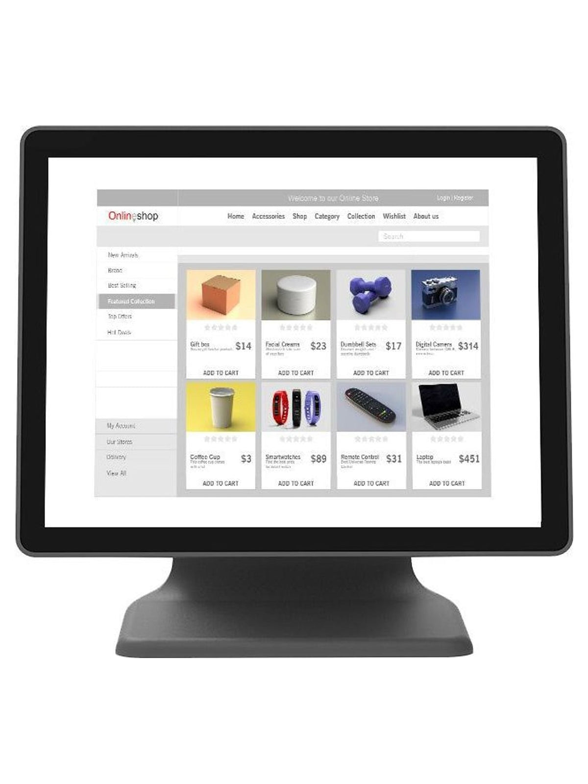 AppoStars AP-A3-G5 15.0" Touch POS System