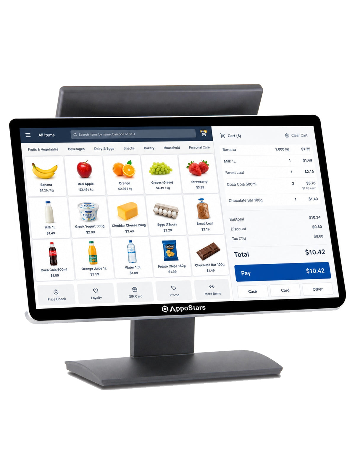 AppoStars AP-A6-G6-256 18.5" Touch POS System