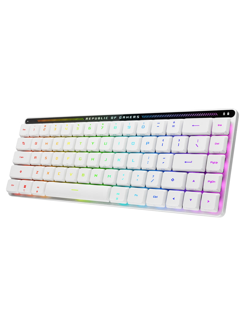 ASUS ROG Falchion RX Low Profile 65% Wireless Gaming Keyboard, Tri-Mode