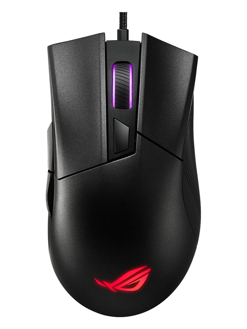 ASUS ROG Gladius II Core Wired Gaming Mouse, 6200 DPI, RGB