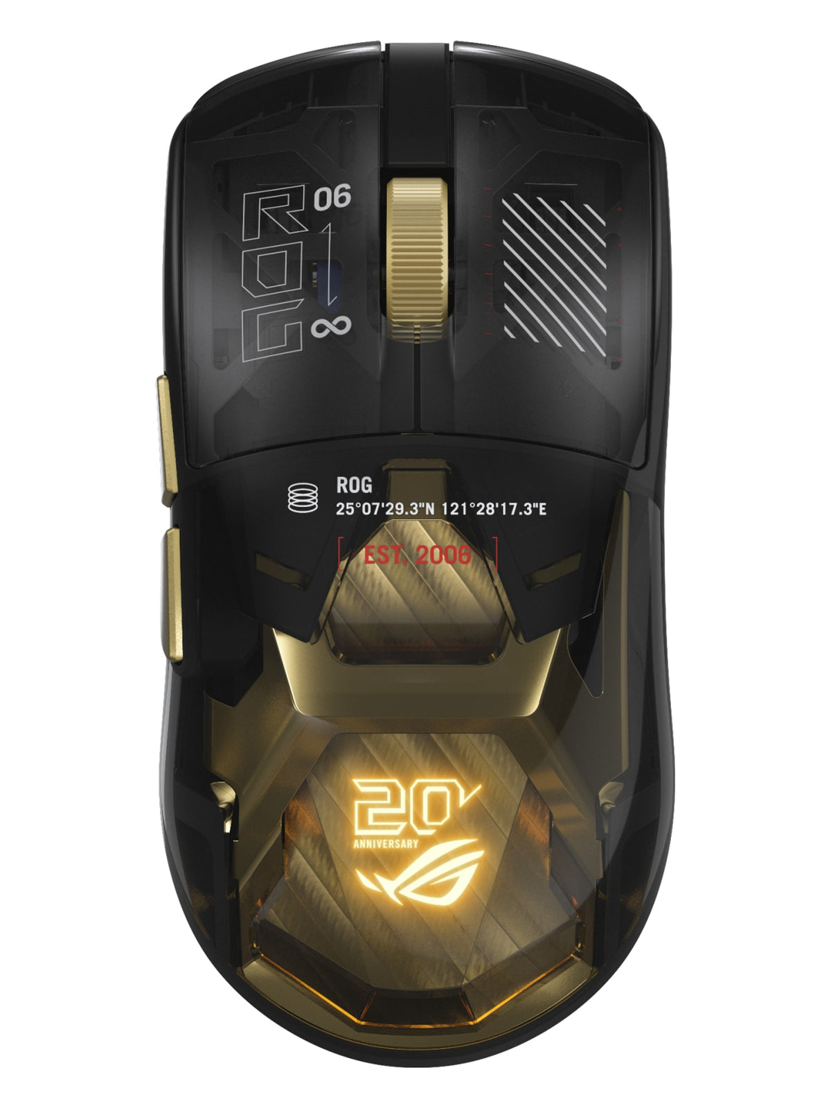 ASUS ROG Harpe II Extreme Edition 20 Wireless Gaming Mouse, 65000 DPI, 8000 Hz