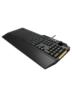 ASUS TUF Gaming K1 RGB Gaming Keyboard with Volume Knob and Wrist Rest - view 3