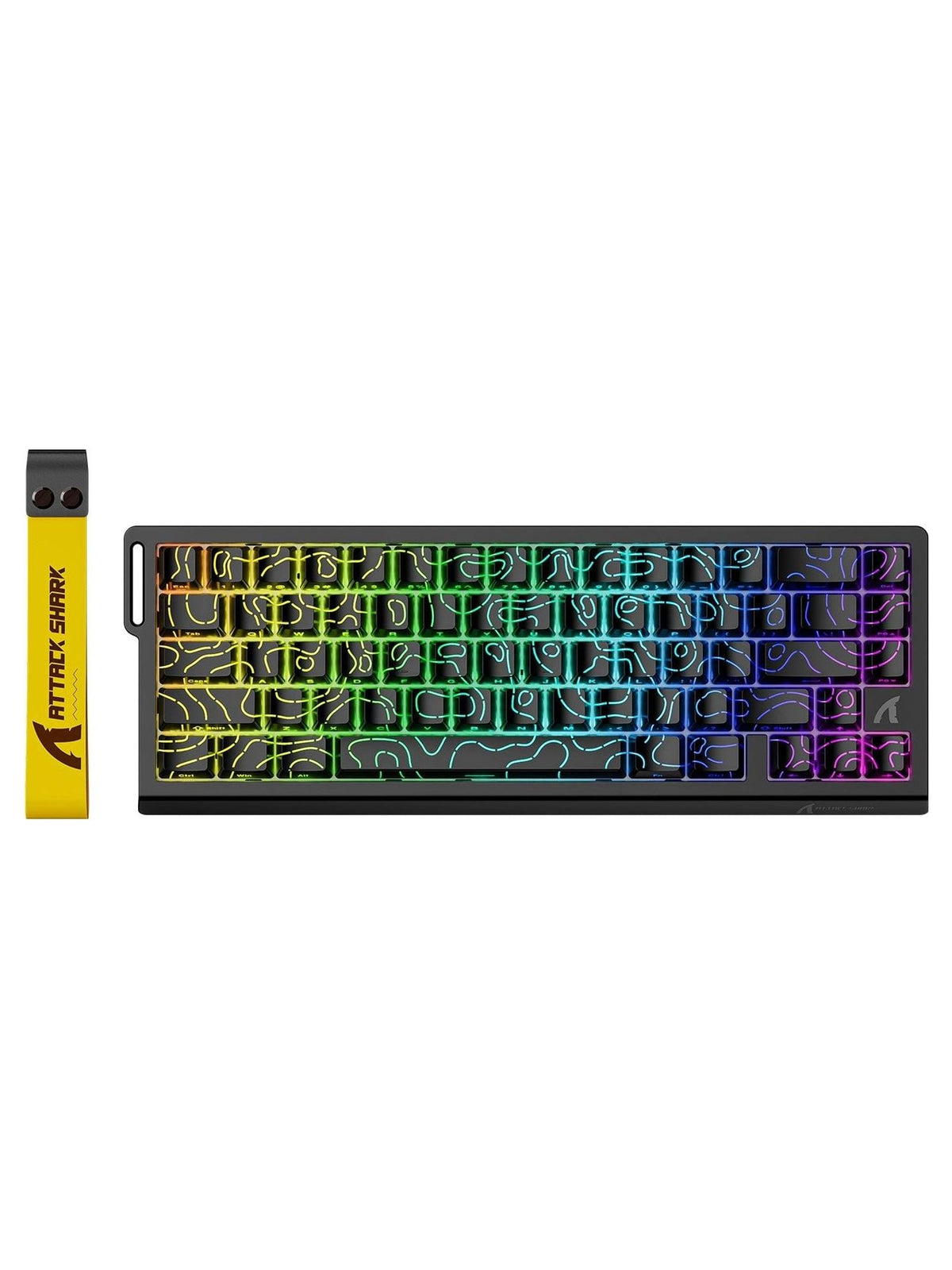 Attack Shark X68 HE - Black Contours - view 2